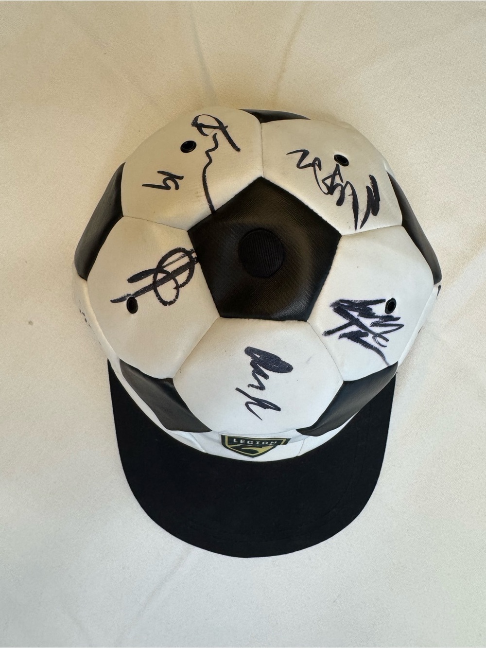Birmingham Legion FC Team Signed Hat Soccer Ball Cap Phanuel Kavita Neco Brett